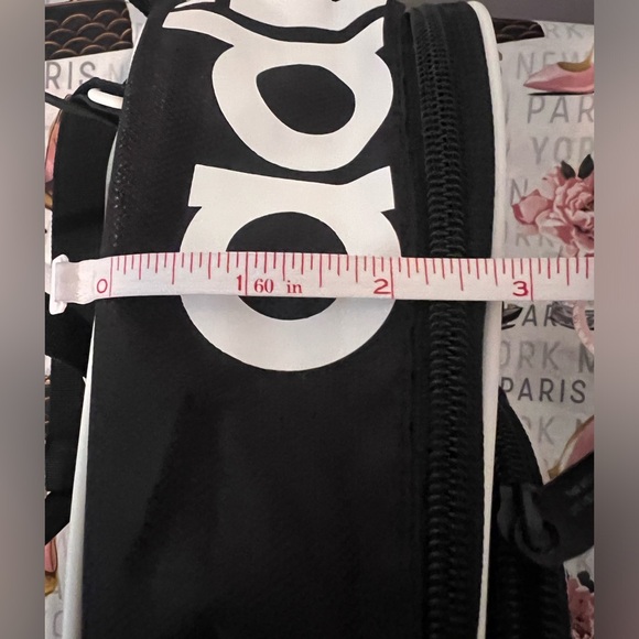 ADIDAS Originals NWOT Women's Originals Santiago Mini Backpack, Black/White, - Picture 4 of 10